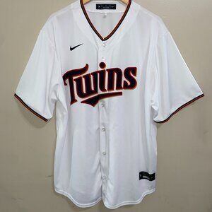 Nike MLB Minnesota Twins White Home Baseball City Connect Jersey Men’s NEW
